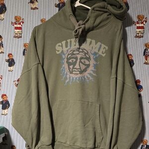 Sublime Sun Graphic American Eagle Outfitters Sage Huggable Oversized Hoodie
